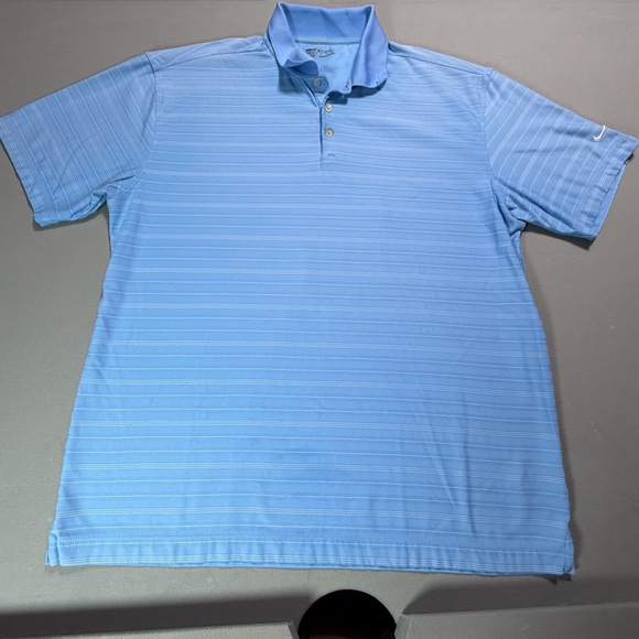 Nike Other - Nike Men's Light Blue Striped Polo Shirt size xl